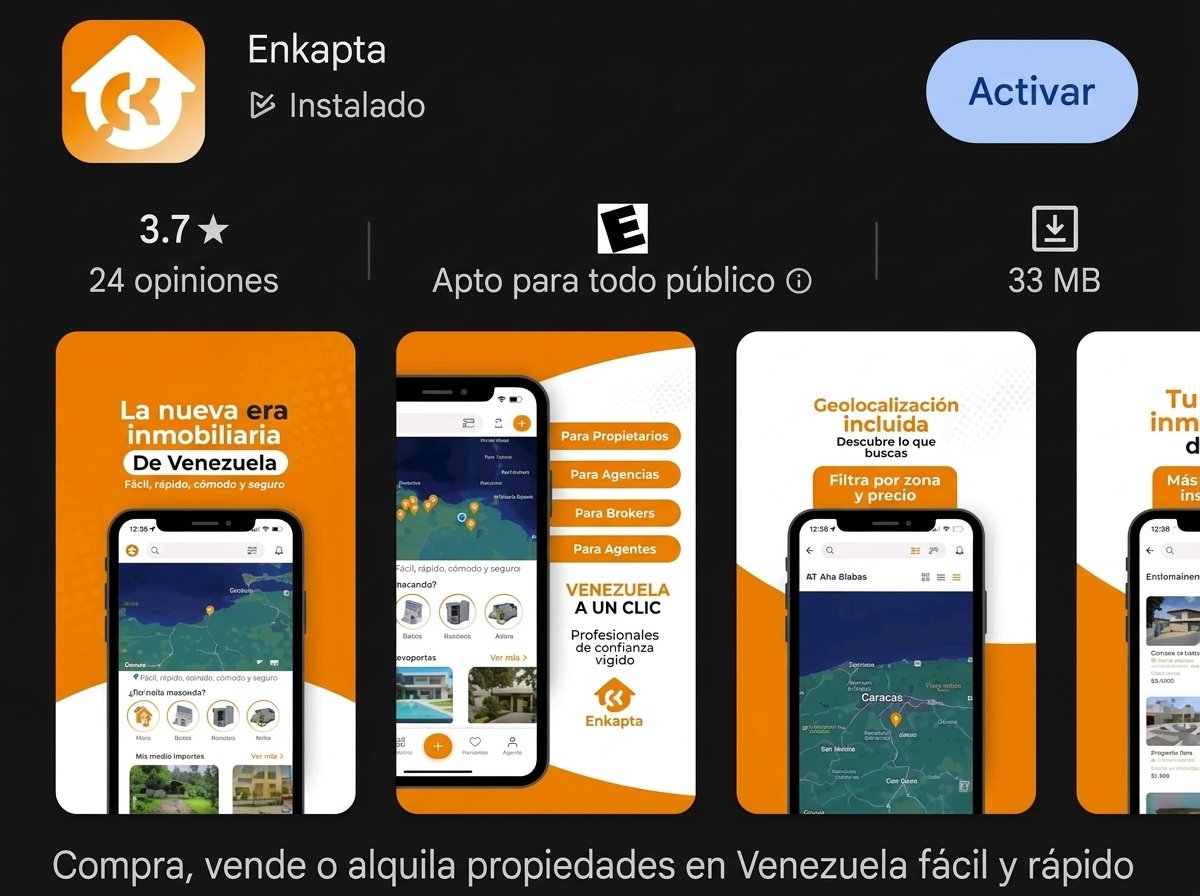Detalle de la app Enkapta